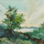 1358 1419 OIL PAINTING